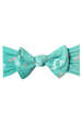 Baby Knit Headband Bow - Coral