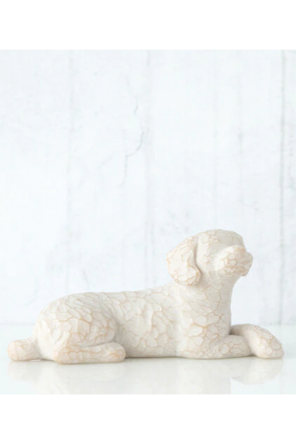 Willow Tree Figure - Love My Dog (Small, Lying Down)