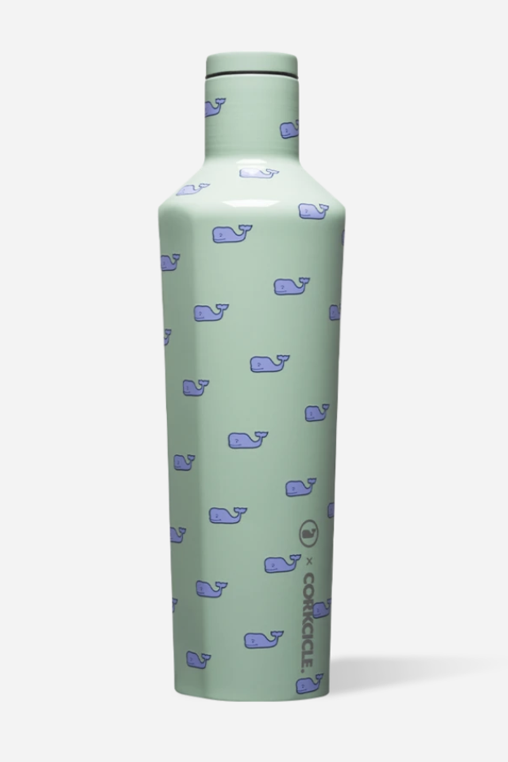 Vineyard Vines Modern Corkcicle Canteen - Whales Repeat