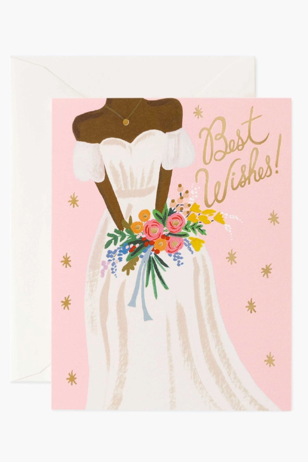 RP Greeting Card - Wedding Beautiful Bride Rose
