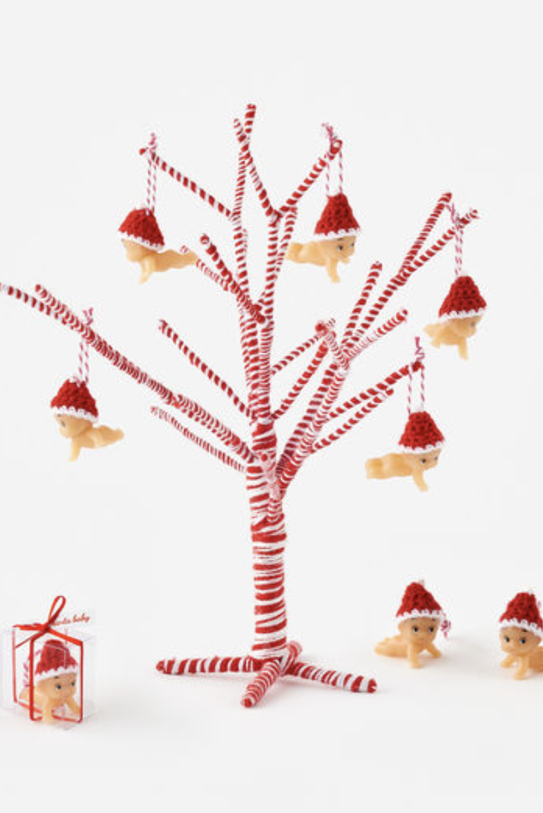 SIDEWALK SALE ITEM - Funky Ornament - Santa Baby