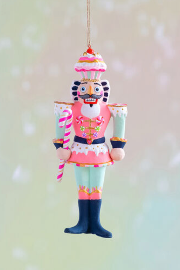 Resin Ornament - Gold Colonel Cupcake