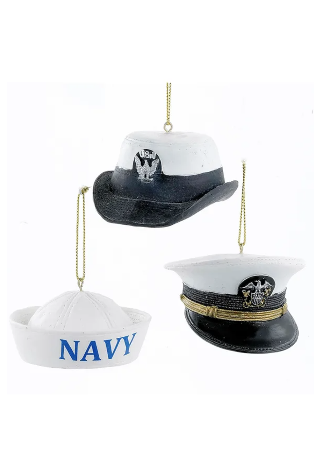 Resin Ornament - Navy Cap