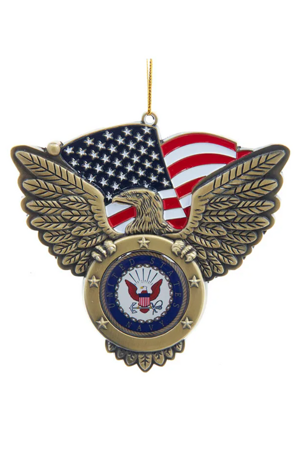 Metal Ornament - Eagle US Navy