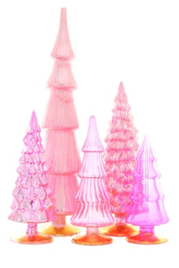 Glass Hue Tree - Pink