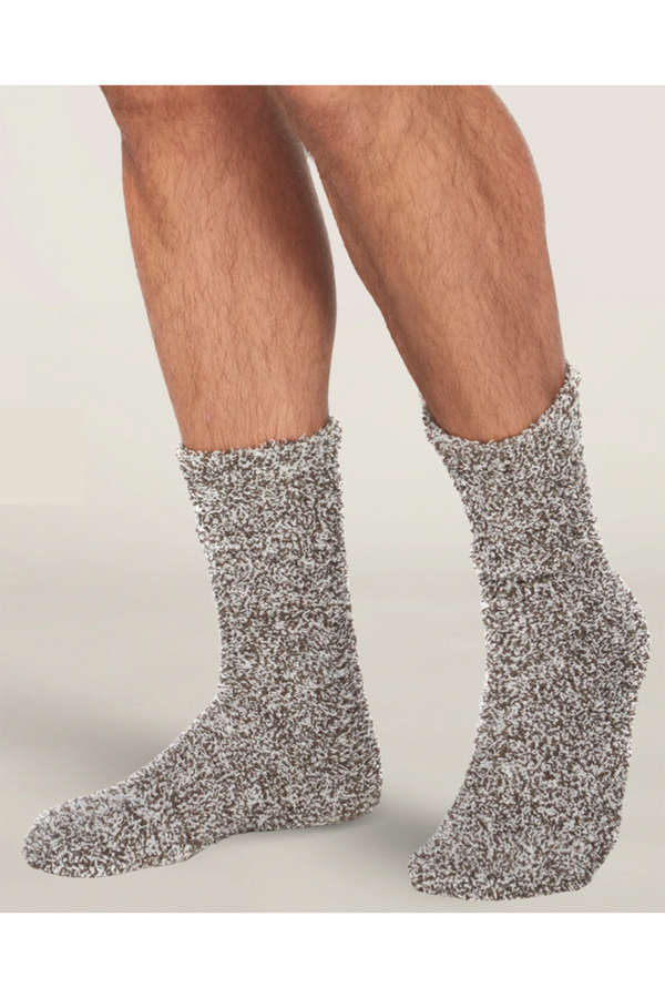 Cozy Chic Heathered Men's Sock - Charcoal
