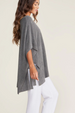 SIDEWALK SALE ITEM - Ultra Lite Hi / Low Poncho with Side Tie - Olive Branch