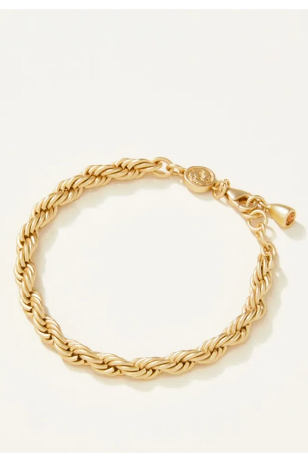 Twisted Chain Bracelet - Gold