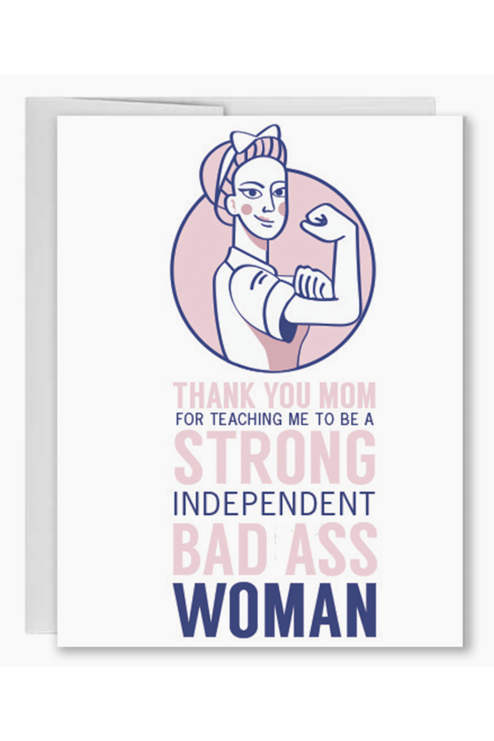 PC Mother's Day Greeting Card - Strong Woman