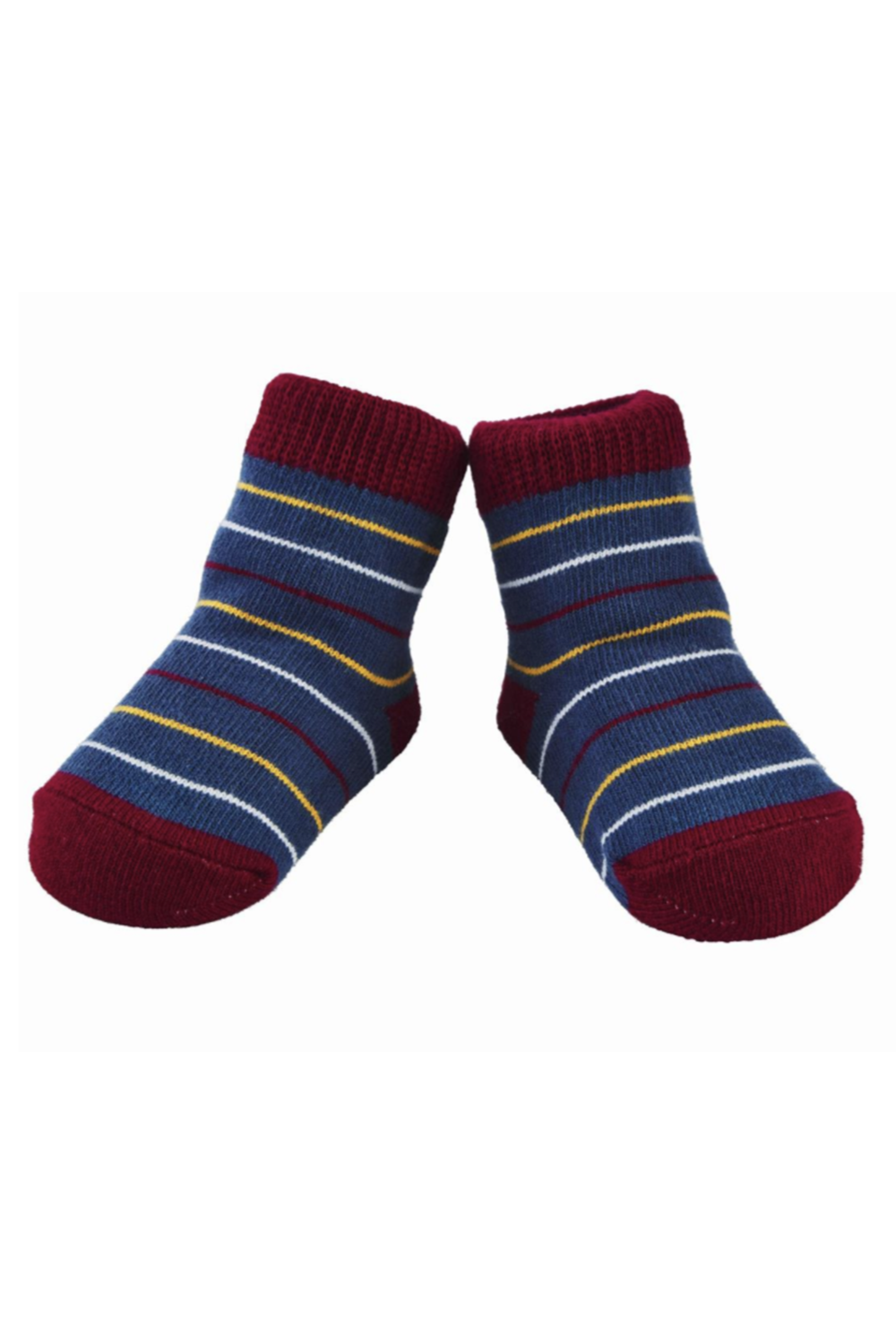 Baby Socks - Navy Stripe