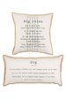 Jute Trim Dog Pillow