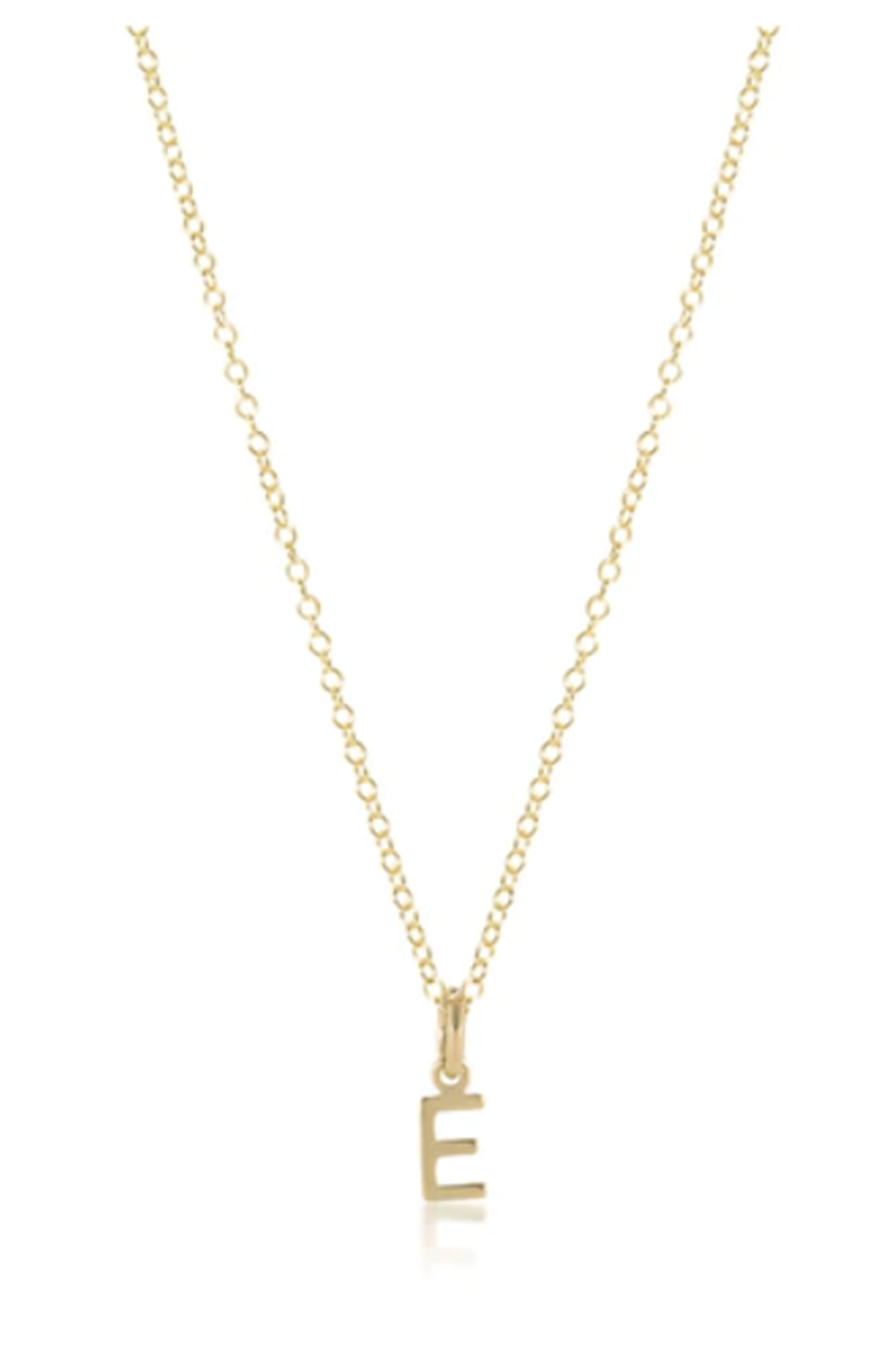 EN Respect Outlined Initial Necklace