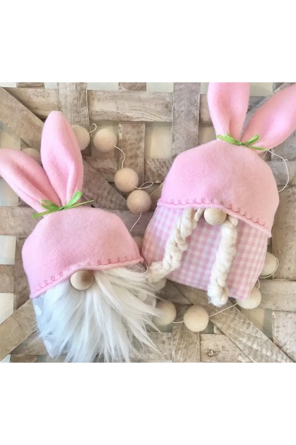 Eater Bunny Pink Gnome - Large
