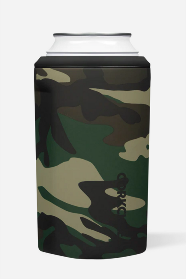 Corkcicle Can Cooler - Woodland Camo