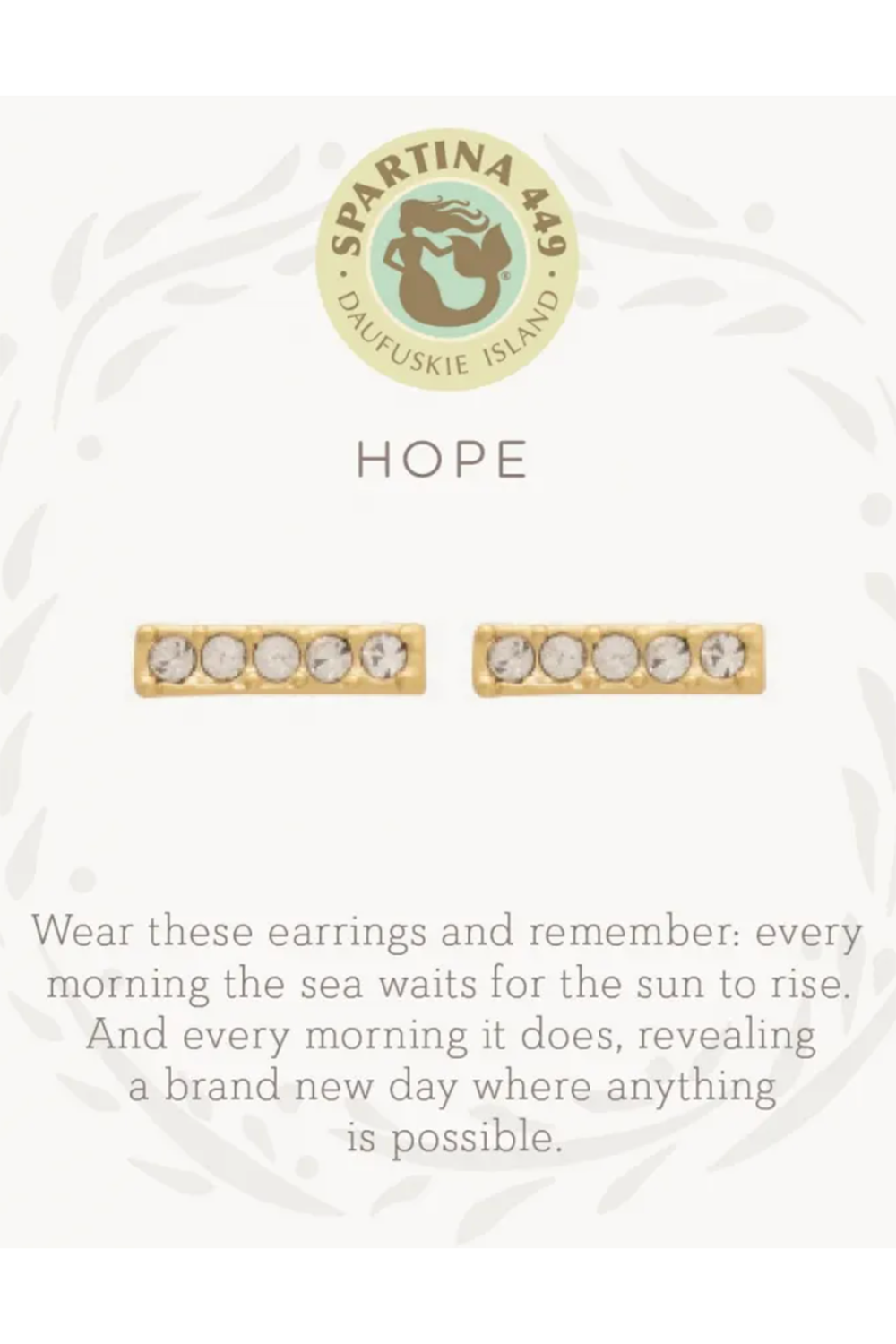 Sea La Vie Earrings - Gold Hope Horizon