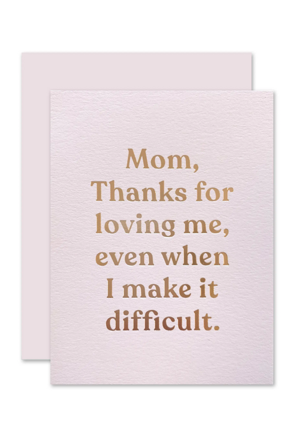 Social Mother's Day Greeting Card - Loving Mom