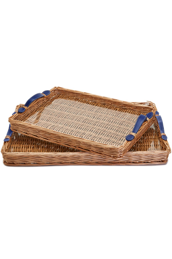 Wicker Rectangle Serving Tray