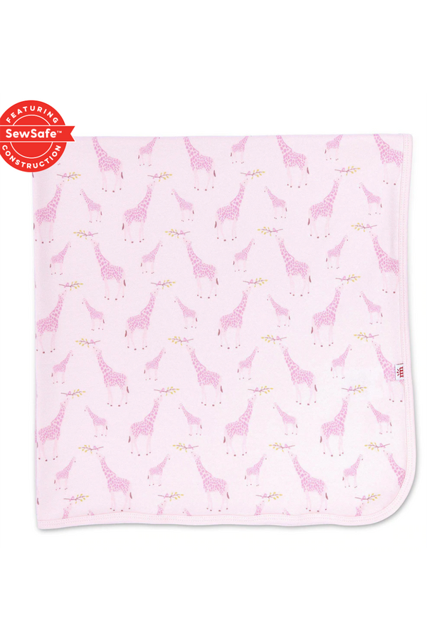 Magnetic Me Swaddle Blanket - Pink Jolie Giraffe
