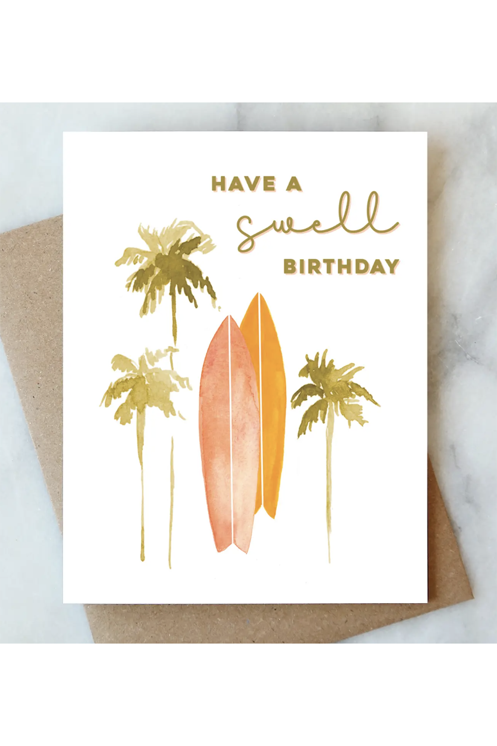 AJD Birthday Card - Surf