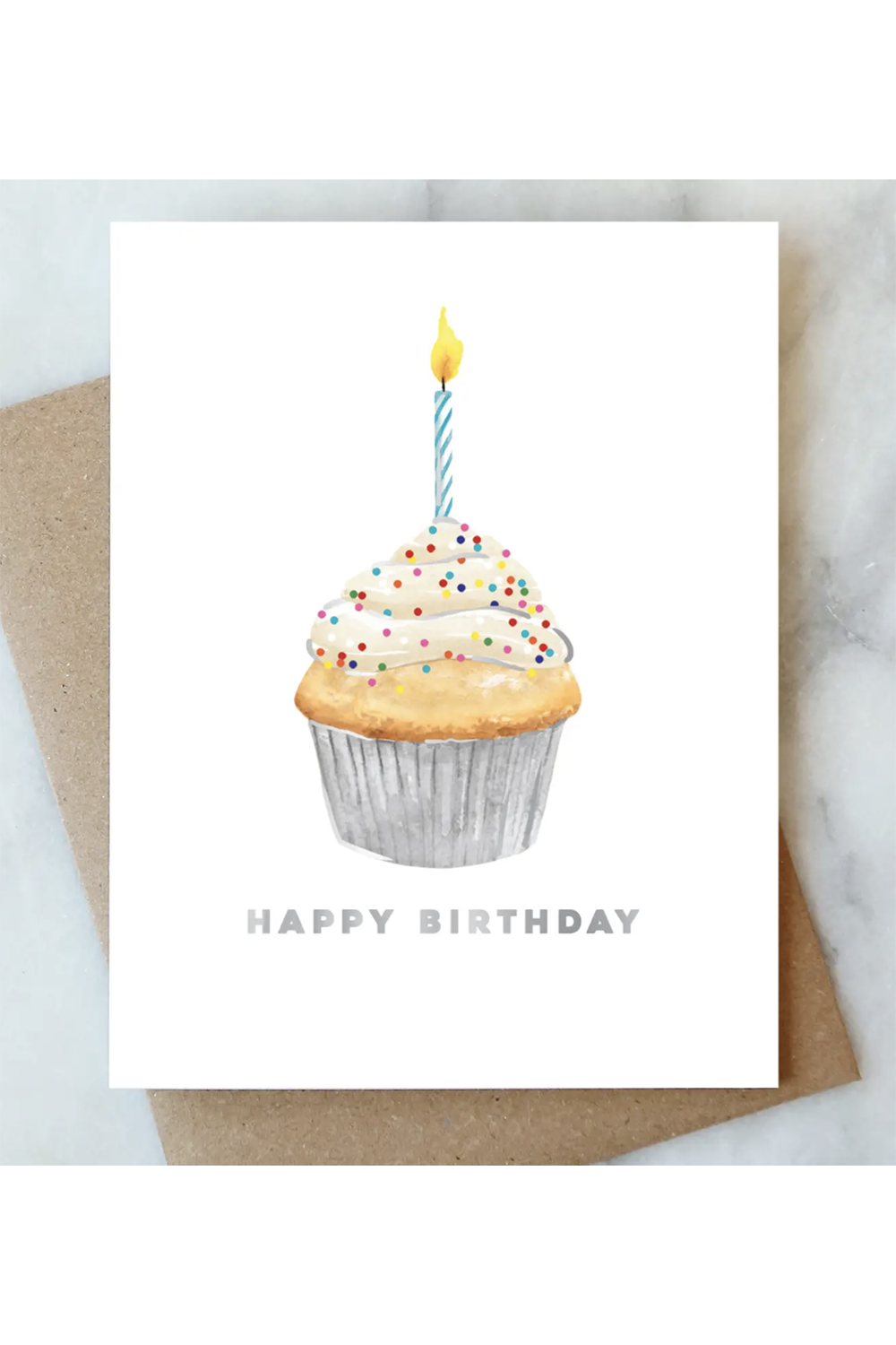 AJD Birthday Card - Cupcake