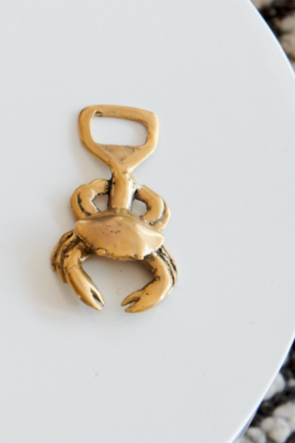 Brass Bottle Opener - Crab