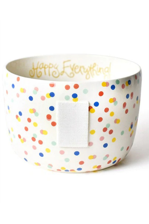 Happy Everything White Small Dot Mini Cookie Jar – Triangle Hardware
