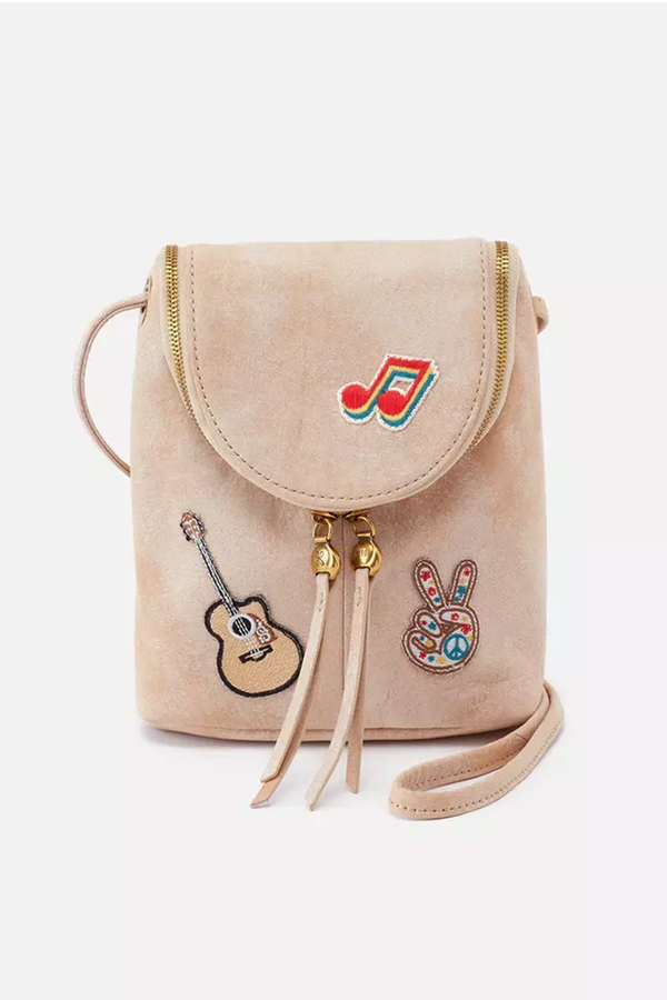 SIDEWALK SALE ITEM - Fern Crossbody - Buffed Hide Fresh Ginger (Music Edition)