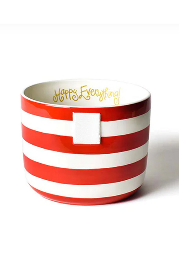 Mini Happy Everything Bowl - Red Stripe