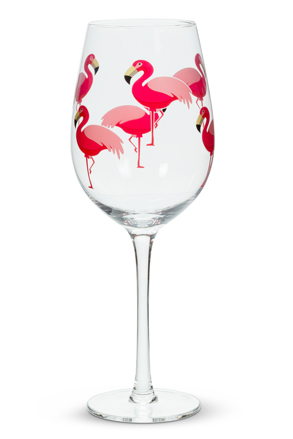 Icon Stemmed Wine Glass - Flamingo
