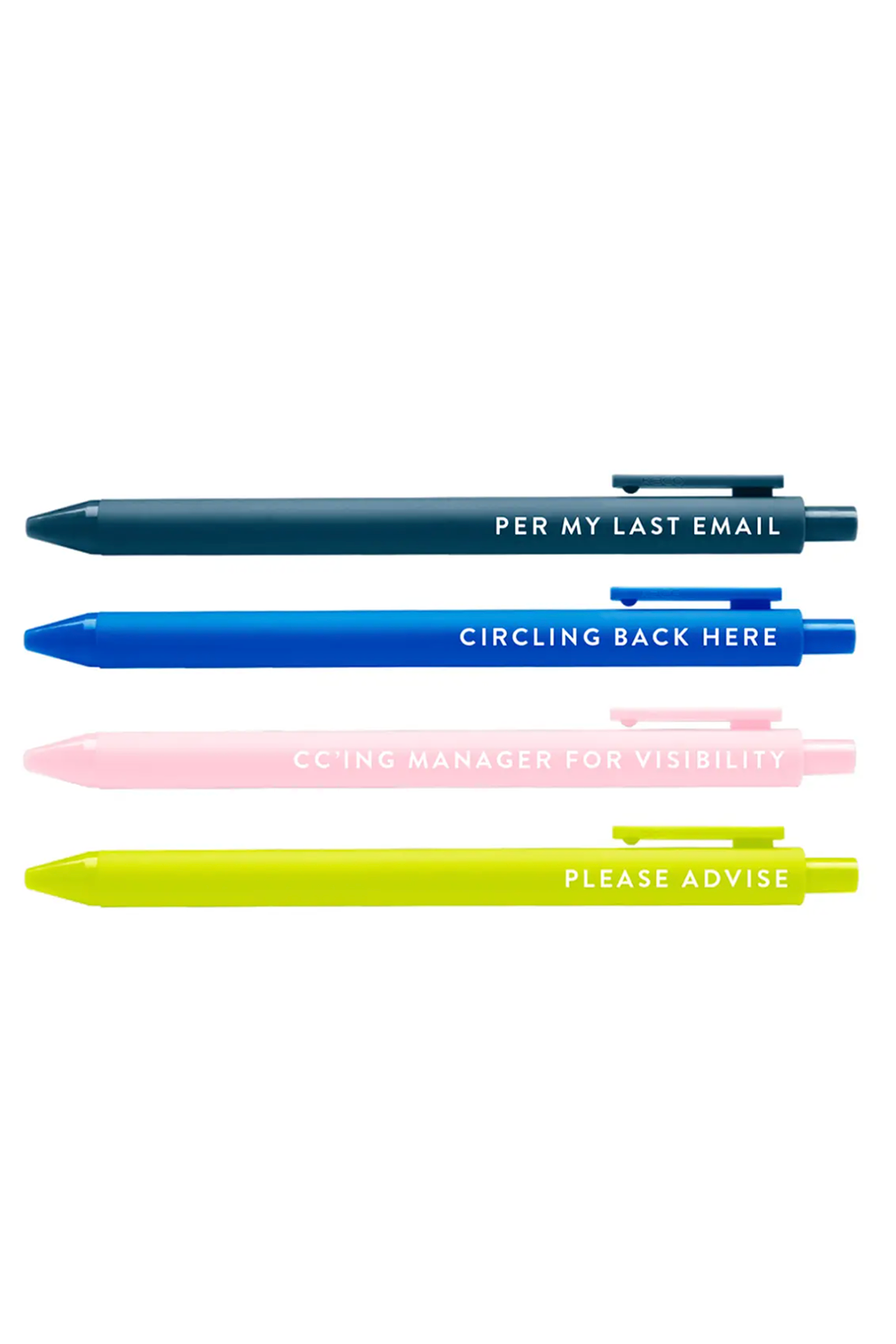 Trendy Pen Set - Passive Aggressive Corporate Lingo