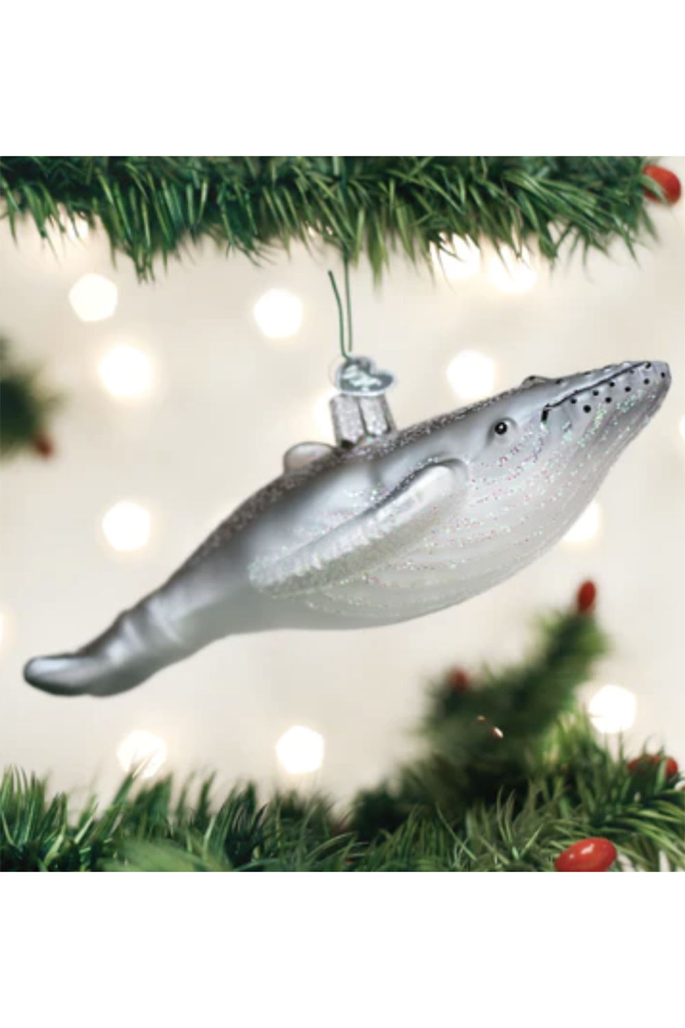 Glass Ornament - Humpback Whale
