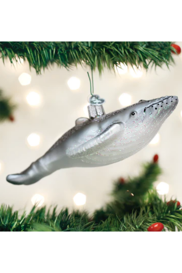 Glass Ornament - Humpback Whale