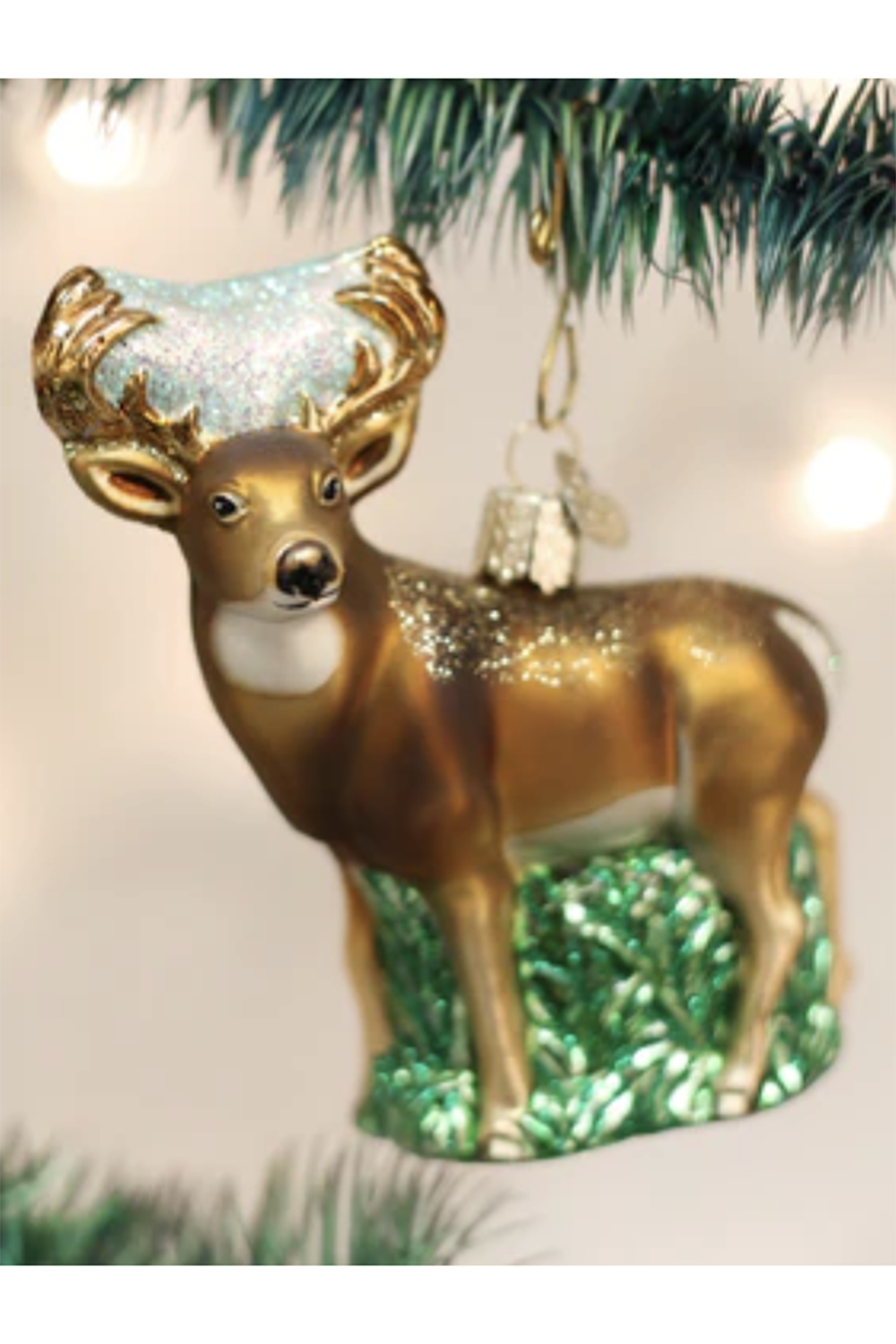 Glass Ornament - Whitetail Deer