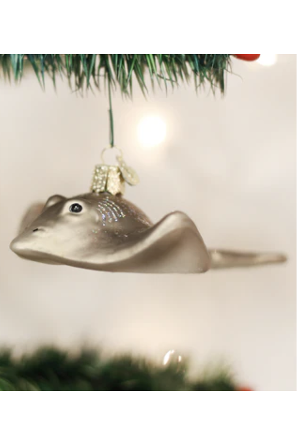 Glass Ornament - Stingray