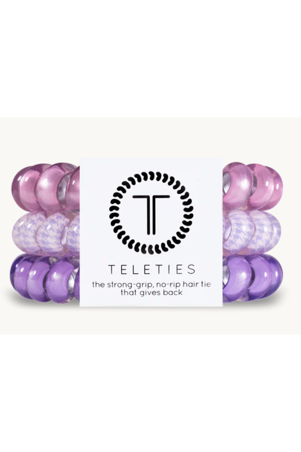 Teleties Hair Ties - Pink Thistle