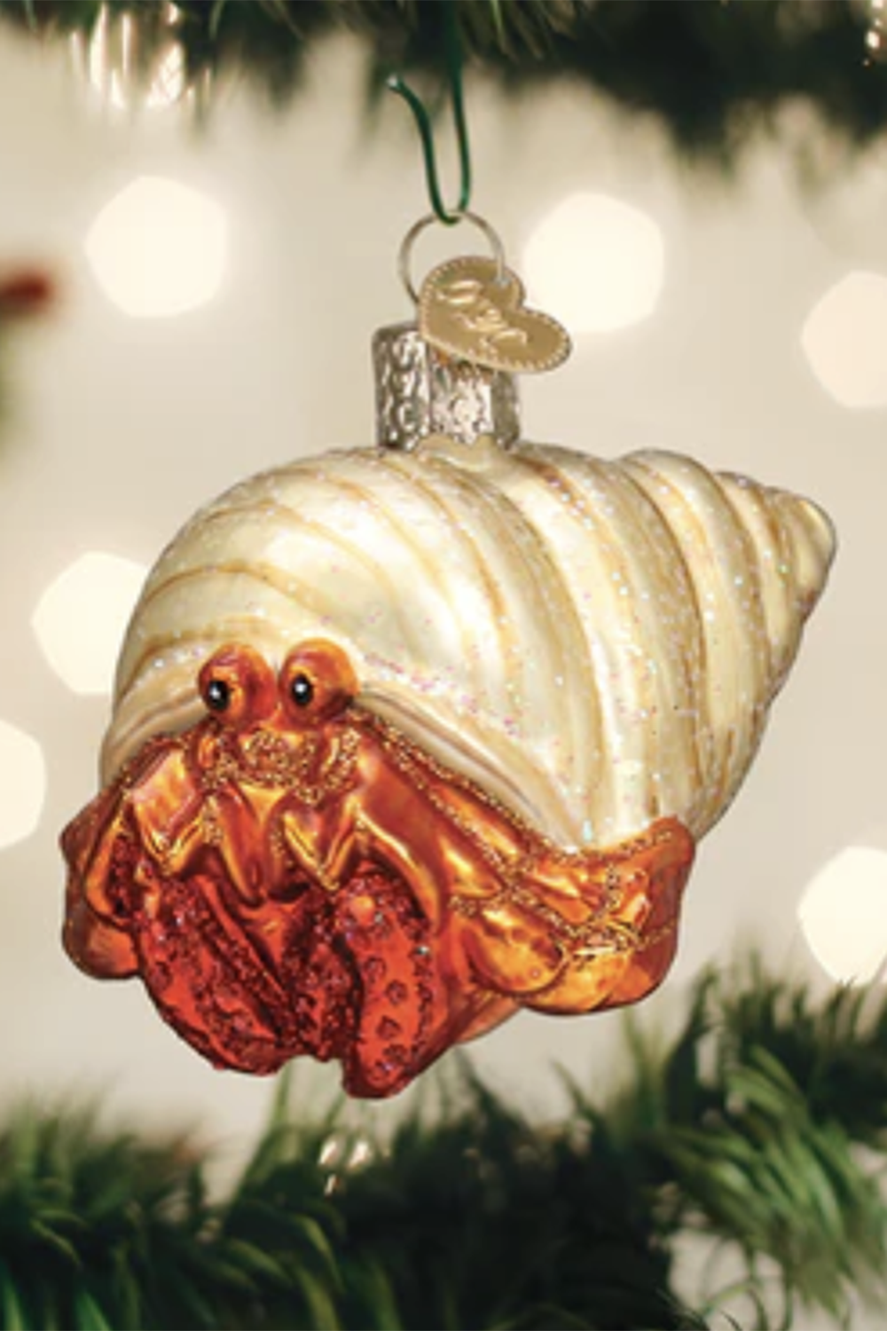 Glass Ornament - Hermit Crab