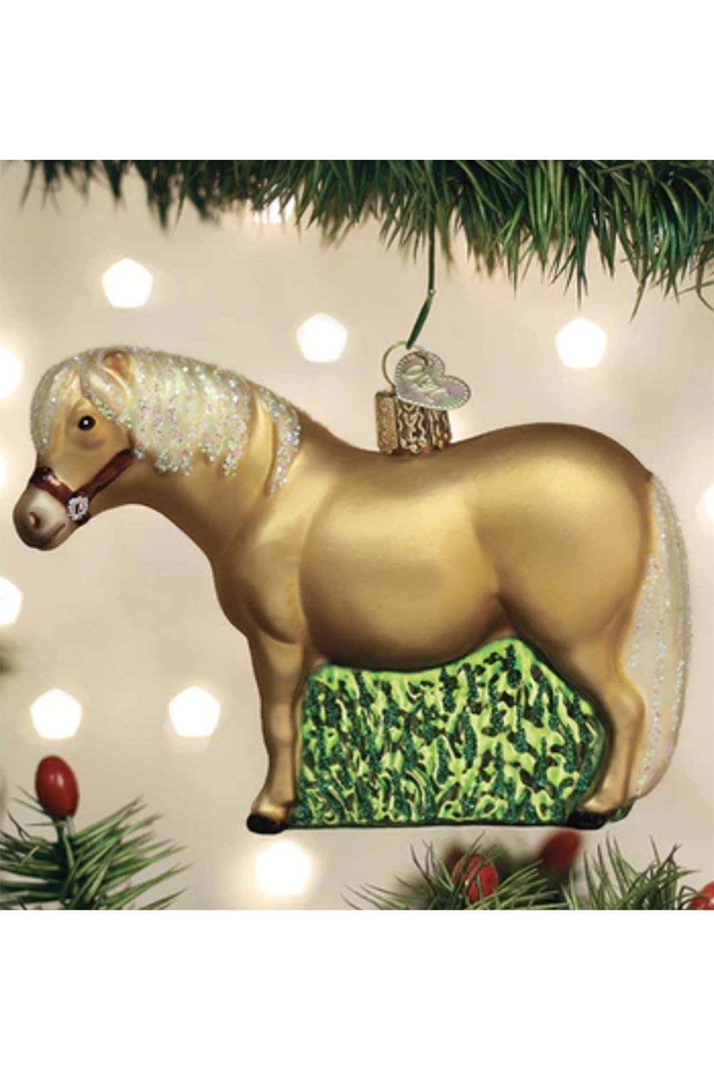 Glass Ornament - Shetland Pony