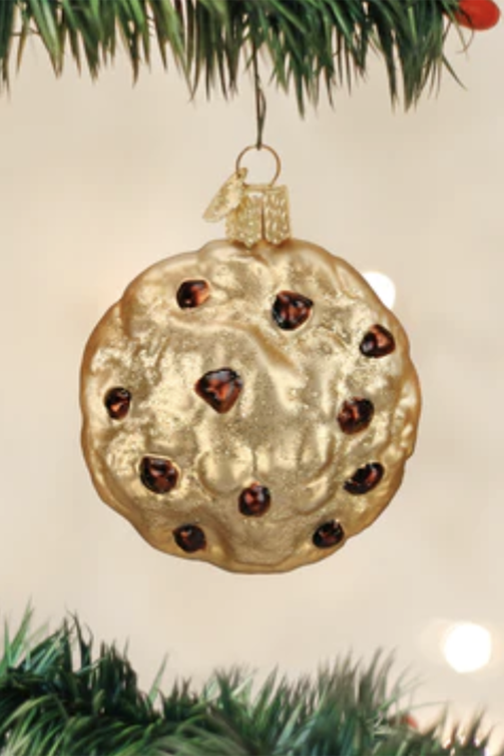 Glass Ornament - Chocolate Chip Cookie