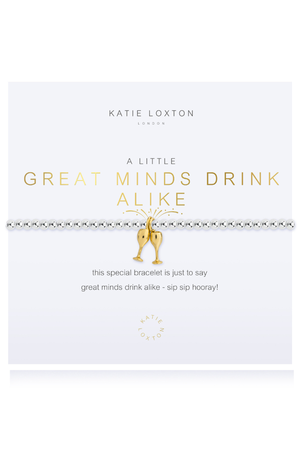 Littles Bracelet - Great Minds Drink Alike