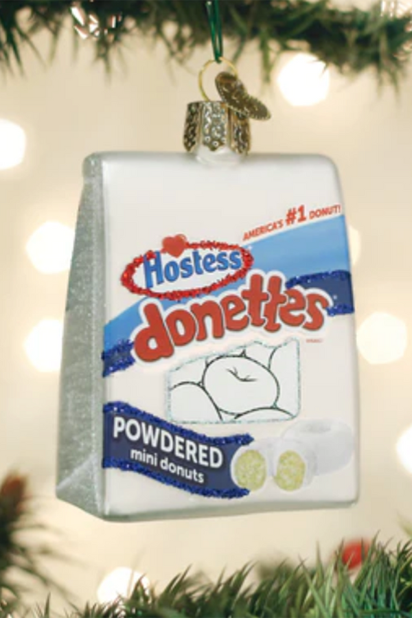 Glass Ornament - Hostess Donettes