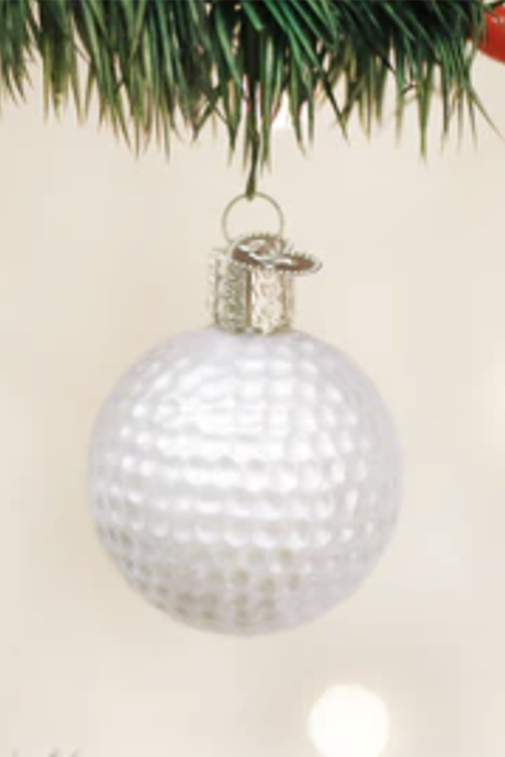 Glass Ornament - Golf Ball