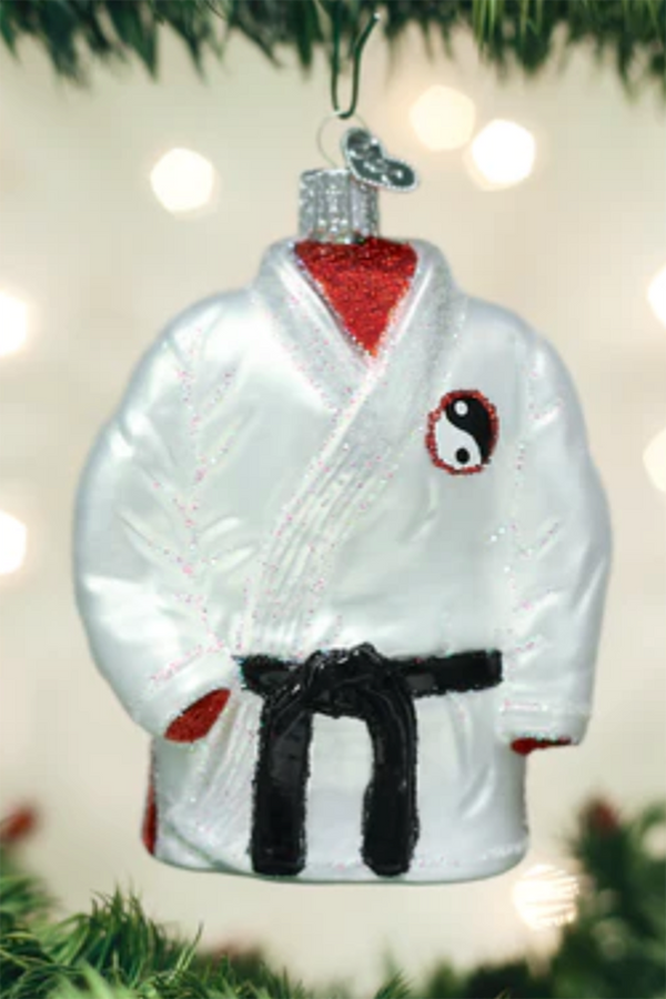 Glass Ornament - Martial Arts Robe