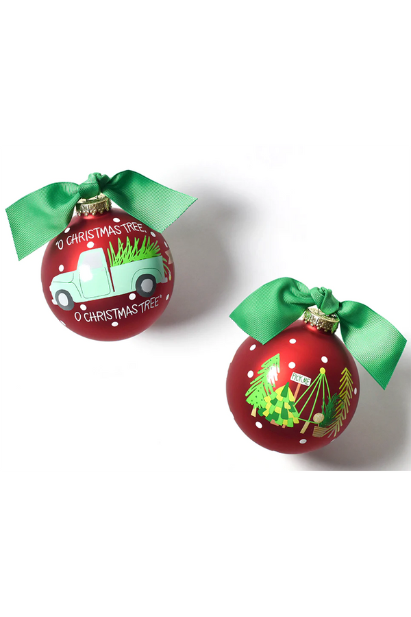 CTC Glass Ornament - O Christmas Tree Farm