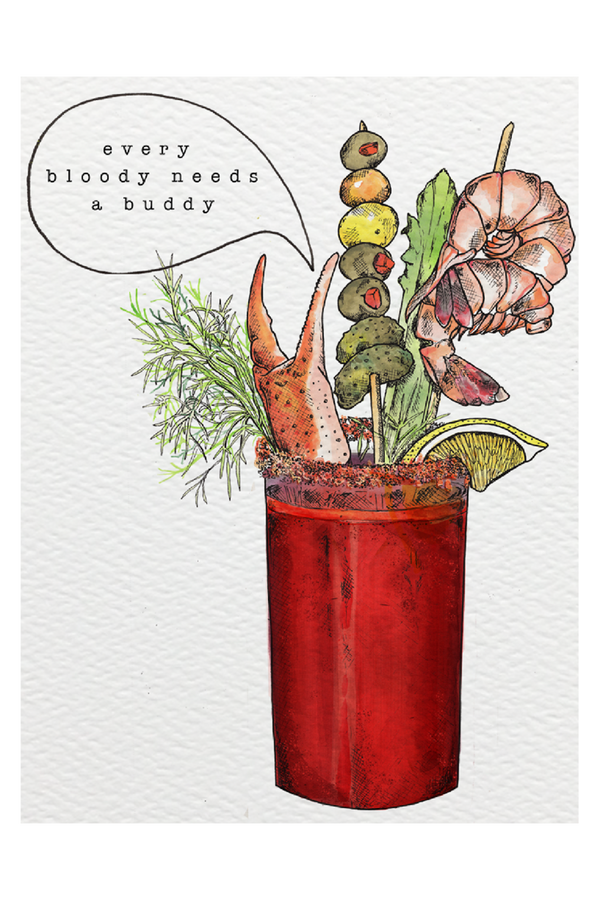 Allie Greeting Card - Every Bloody