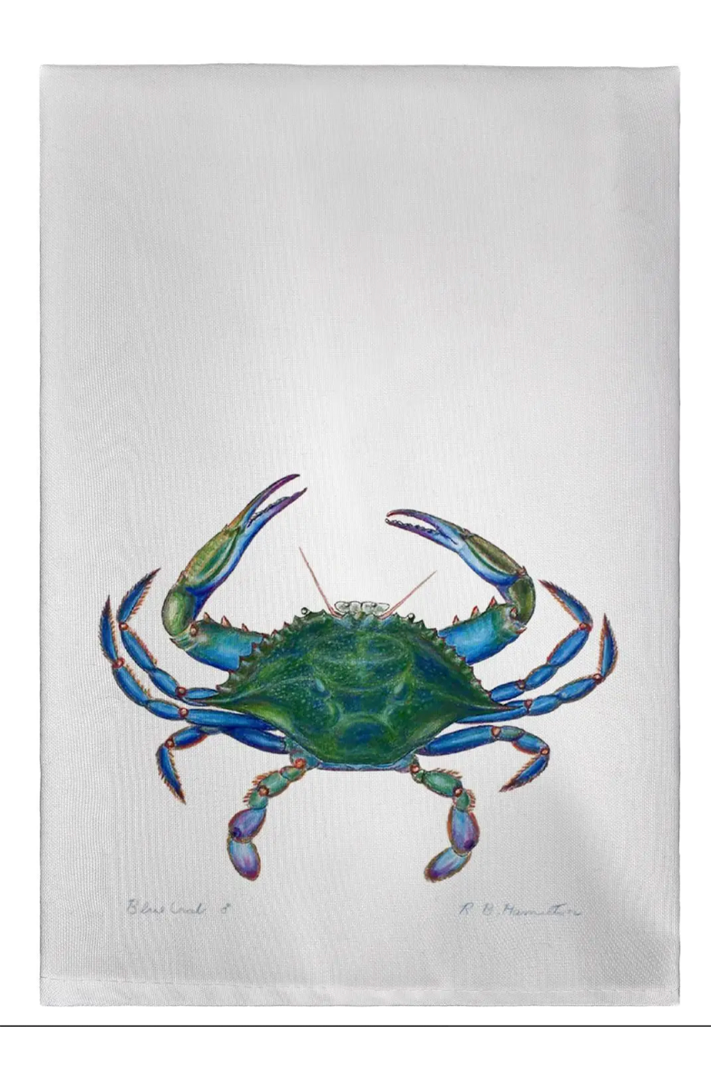 BD Guest Towel - Blue Crab Male