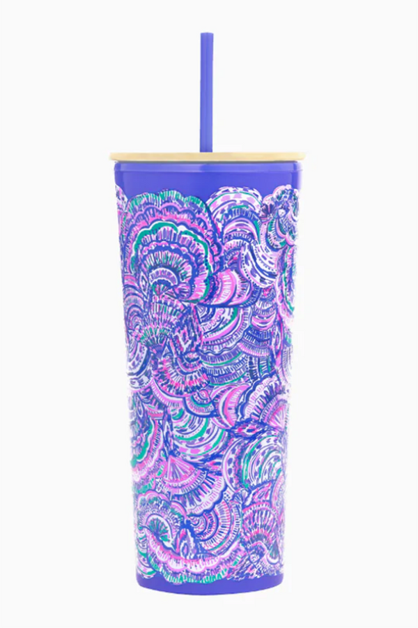 Lilly Straw Tumbler - Happy as a Clam