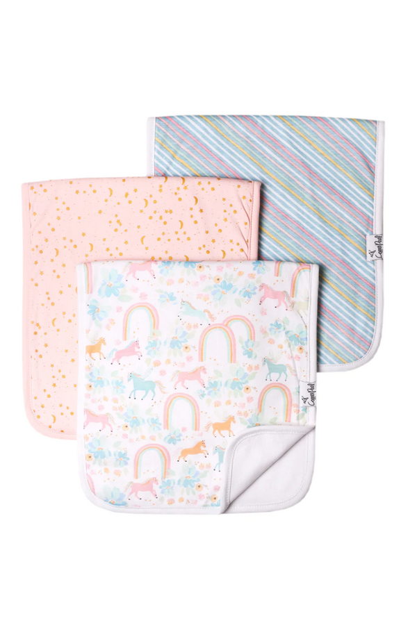Burp Cloth Set of 3 - Whimsy