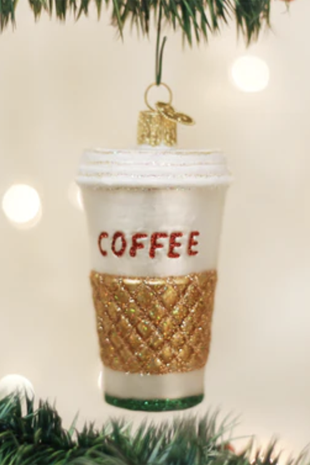 Glass Ornament - Coffee To Go