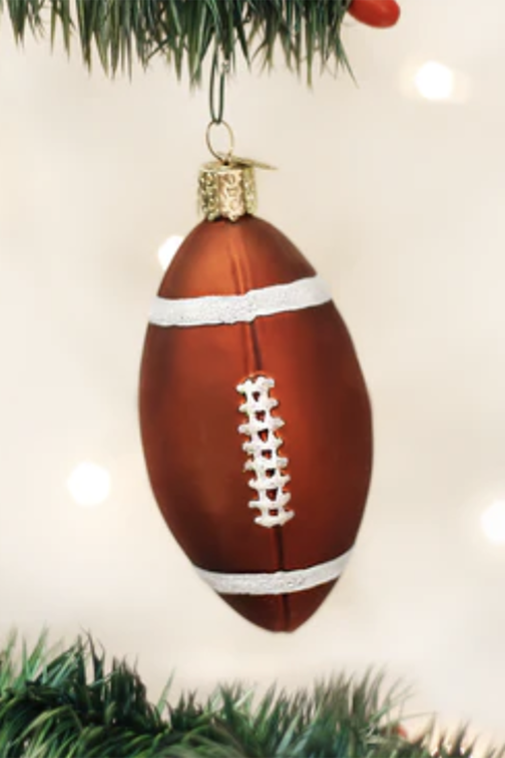 Glass Ornament - Football