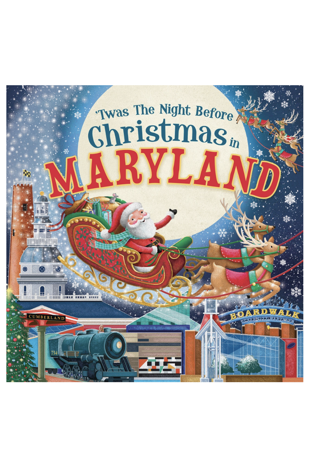 'Twas the Night Before Christmas in Maryland Book